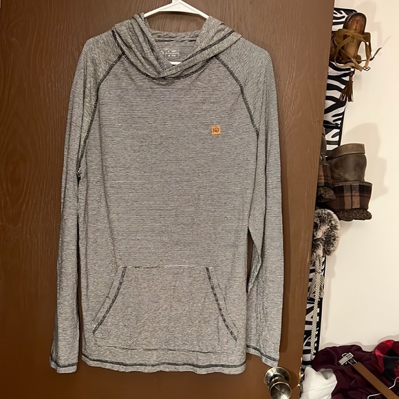 Other - Mens striped hooded long sleeve